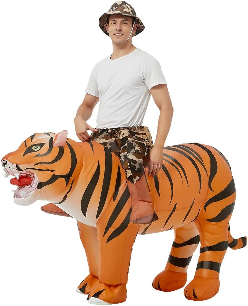 Cocktail Shaker Set - Inflatable Tiger Costume for Adult Halloween