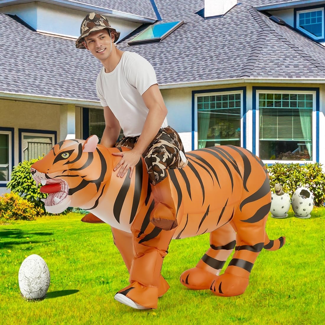 Inflatable Tiger Costume for A - Cocktail Shaker Set recension och pris